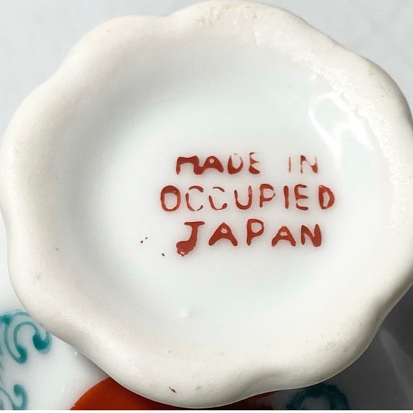 2x Sets Cup & Saucer Demitasse Occupied Japan Vintage (phlox) - Picture 14 of 15